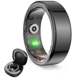 KSIX ANILLO INTELIGENTE SATURN TALLA S/ 18.9 MM NEGRO NOTIFICACIONES / FRECUENCIA CARDIACA