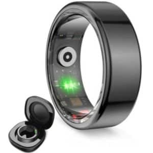 KSIX ANILLO INTELIGENTE SATURN TALLA L/ 20.6 MM NEGRO NOTIFICACIONES / FRECUENCIA CARDIACA