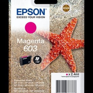 EPSON CARTUCHO TINTA T03U3 MAGENTA Nº 603