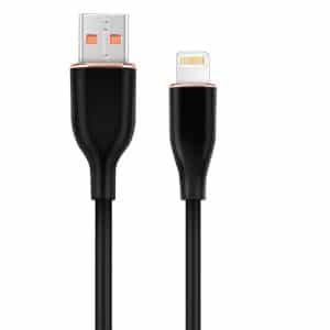 GEMBIRD CABLE USB A LIGHTNING 1,5M NEGRO SILICONA