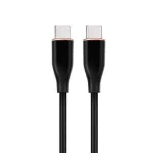 GEMBIRD CABLE USB-C A USB-C 1,5M NEGRO SILICONA