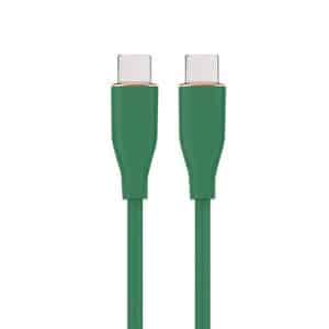 GEMBIRD CABLE USB-C A USB-C 1,5M VERDE SILICONA