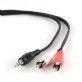GEMBIRD CABLE JACK/M A RCA/M 2.5M 3.5MM