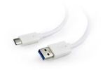 GEMBIRD CABLE USB 3.0 TIPO A MACHO/ C MACHO 0.5M BLANCO