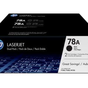 HP tóner CE278AD NEGRO Nº 78A PACK 2U