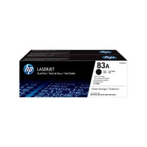 HP tóner CF283A NEGRO Nº 83A PACK 2UD