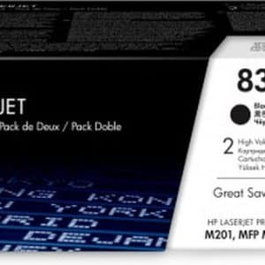 HP tóner CF283X NEGRO Nº 83X PACK 2UD