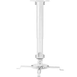 AISENS SOPORTE DE TECHO PARA PROYECTOR HASTA 13,5 KG/ BLANCO Giratorio/ Inclinable/ Extensible