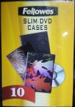 FELLOWES PACK DE 10 CARCASAS PLASTICAS SLIM PARA CD Y DVD
