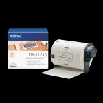 BROTHER ETIQUETAS DK11240 ETIQUETAS PRECORTADAS CIRCULARES (PAPEL TÉRMICO). 1.200 ETIQUETAS BLANCAS