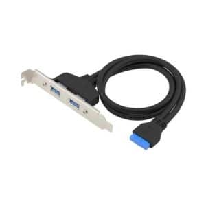 CONCEPTRONIC ADAPTADOR USB 3.0 PLACA BASE 19 PINS HEMBRA A 2 USB-A HEMBRA
