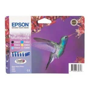 EPSON CARTUCHO TINTA T0807 VALUE PACK 6 COLORES