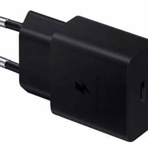 SAMSUNG CARGADOR DE PARED USB-C NEGRO MAXIMO 15W