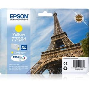 EPSON CARTUCHO TINTA T7024 AMARILLO XL