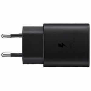 SAMSUNG CARGADOR USB-C 3A NEGRO - CABLE NO INCLUIDO - OEM SIN CAJA