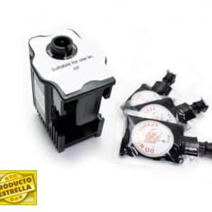 GENERICO KIT DE RECARGA HP 21/ 27/ 56 (1 ESTACION DE RECARGA + 3 RECARGAS NEGRO)