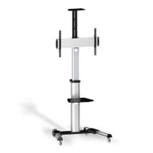 AISENS SOPORTE DE SUELO CON RUEDAS BANDEJA PARA DVD Y SOPORTE DE CAMARA 50KG 37-70