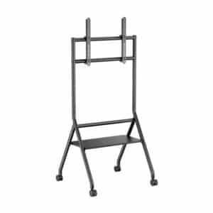 AISENS SOPORTE DE SUELO CON RUEDAS 1 BANDEJA PANTALLA INTERACTIVA/TV 80KG 37-86 NEGRO