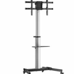 AISENS SOPORTE DE PIE INCLINABLE CON RUEDAS Y MANIVELA FT86TRE-197 PARA TV 37-86/ HASTA 50 KG