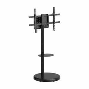 AISENS SOPORTE DE SUELO CON RUEDAS 1 BANDEJA MONITOR/TV 50KG 37-86 NEGRO