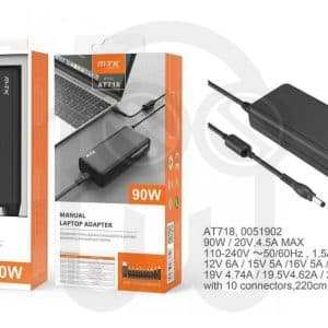 GENERICO CARGADOR PARA PORTÁTIL UNIVERSAL 120W 11 CONECTORES 1.2M NEGRO