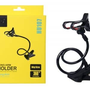 ONE+ SOPORTE MOVIL TIPO PINZA HU107 NEGRO