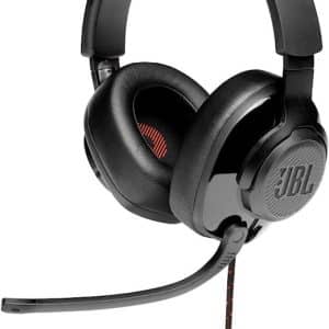 JBL AURICULARES CON MICROFONO QUANTUM 200 NEGRO