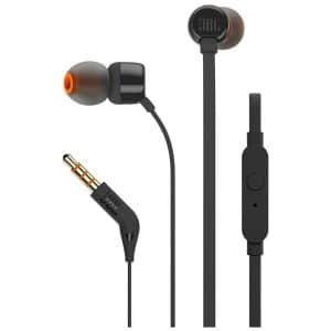 JBL AURICULARES INTRAUDITIVOS T160 JACK 3.5 NEGRO