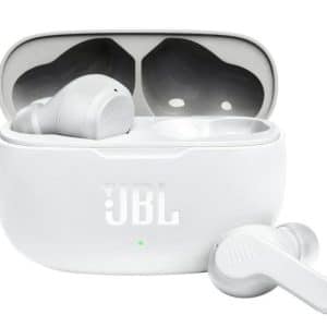 JBL AURICULARES WAVE 200TWS BLUETOOTH BLANCO CON ESTUCHE DE CARGA/ AUTONOMIA 5H