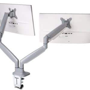 KENSINGTON SOPORTE DE 2 MONITORES PARA MESA SMARTFIT PLATA