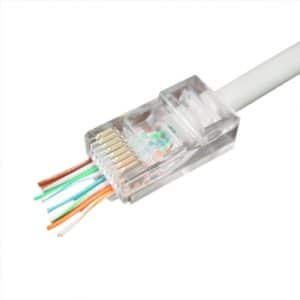 GEMBIRD CONECTOR RJ45 UTP CAT5 PAQUETE 100 UD PASS THROUGH