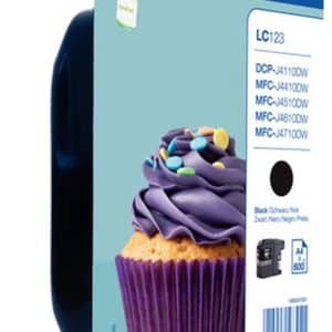 BROTHER CARTUCHO TINTA LC-123BK NEGRO