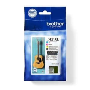 BROTHER CARTUCHO TINTA LC-421XL VALUE PACK BK-C-M-Y