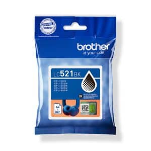BROTHER CARTUCHO TINTA LC521BK NEGRO