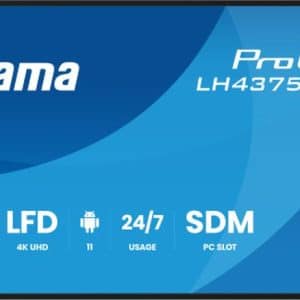 IIYAMA MONITOR LH4375UHS-B2AG 43 NEGRO HDMI / DVI / 8MS / VESA