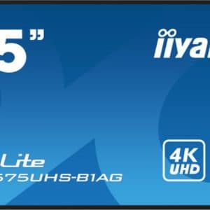 IIYAMA MONITOR LH5575UHS-B1AG 55 NEGRO HDMI / DP / 8MS / VESA