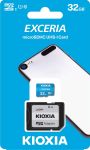KIOXIA MICRO SD 32GB EXCERIA UHS-I C10 R100 MAS ADAPTADOR