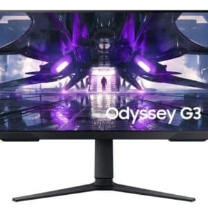 SAMSUNG MONITOR GAMING ODYSSEY G3 S24AG320NU/ 24/ FHD 1MS/ 165Hz/ VA/ NEGRO / VESA