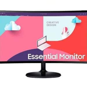 SAMSUNG MONITOR PROFESIONAL CURVO S3 S36C S27C360EAU 27/ FHD NEGRO HDMI / 75Hz/ NEGRO / VESA
