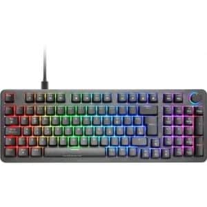 MARS GAMING TECLADO GAMING MKPROYES SWITCH AMARILLO
