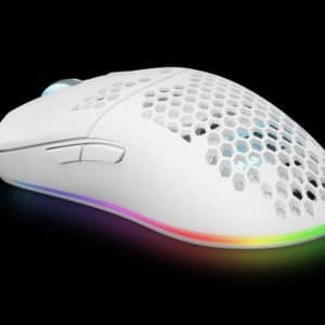 MARS GAMING RATON OPTICO MMAX HIVE blanco 12400DPI