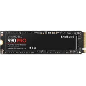 SAMSUNG DISCO DURO SSD 990 PRO 4TB NVME lectura 7450/escritura 6900 MB/s - Compatible con PS5 y PC