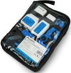 LANBERG KIT DE HERRAMIENTAS DE rojo Y PROBADOR RJ11 RJ45 HERRAMIENTA DE ENGARZADO, PELACADO Y