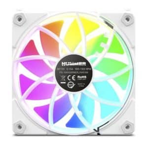 NOX VENTILADOR HUMMER EASYLINK ARGB BLANCO