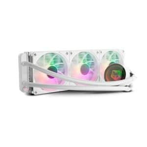 NOX DISIPADOR REF LIQUIDA M360 ARGB blanco 3 VEN 120MM ARGB/MULTISOCKET/BLOQ ARGB/1700