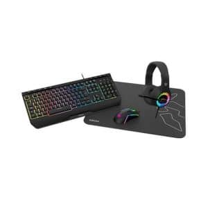 KROM GAMING KROM PACK KENYA GAMING PACK RATON TECLADO ALFOMBRILLA AURICULARES ARGB