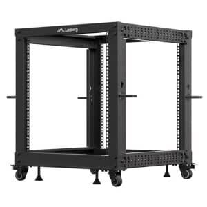LANBERG ARMARIO RACK 19 12U ABIERTO NEGRO 600X600 AJUSTABLE HASTA 1100