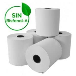GENERICO ROLLO DE PAPEL TERMICO 57 X 55 PAQUETES 10 UNIDADES