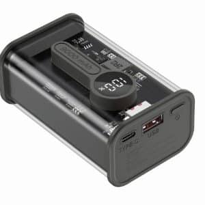 GEMBIRD POWERBANK 9.000mAh NEGRO TRANSAPARENTE