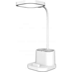 PLATINET LAMPARA DE MESA LED 4 EN 1 PDL008 4EN1 LUZ NOCHE + CARGADOR MOVIL + SOPORTE MOVIL + SOPORTE